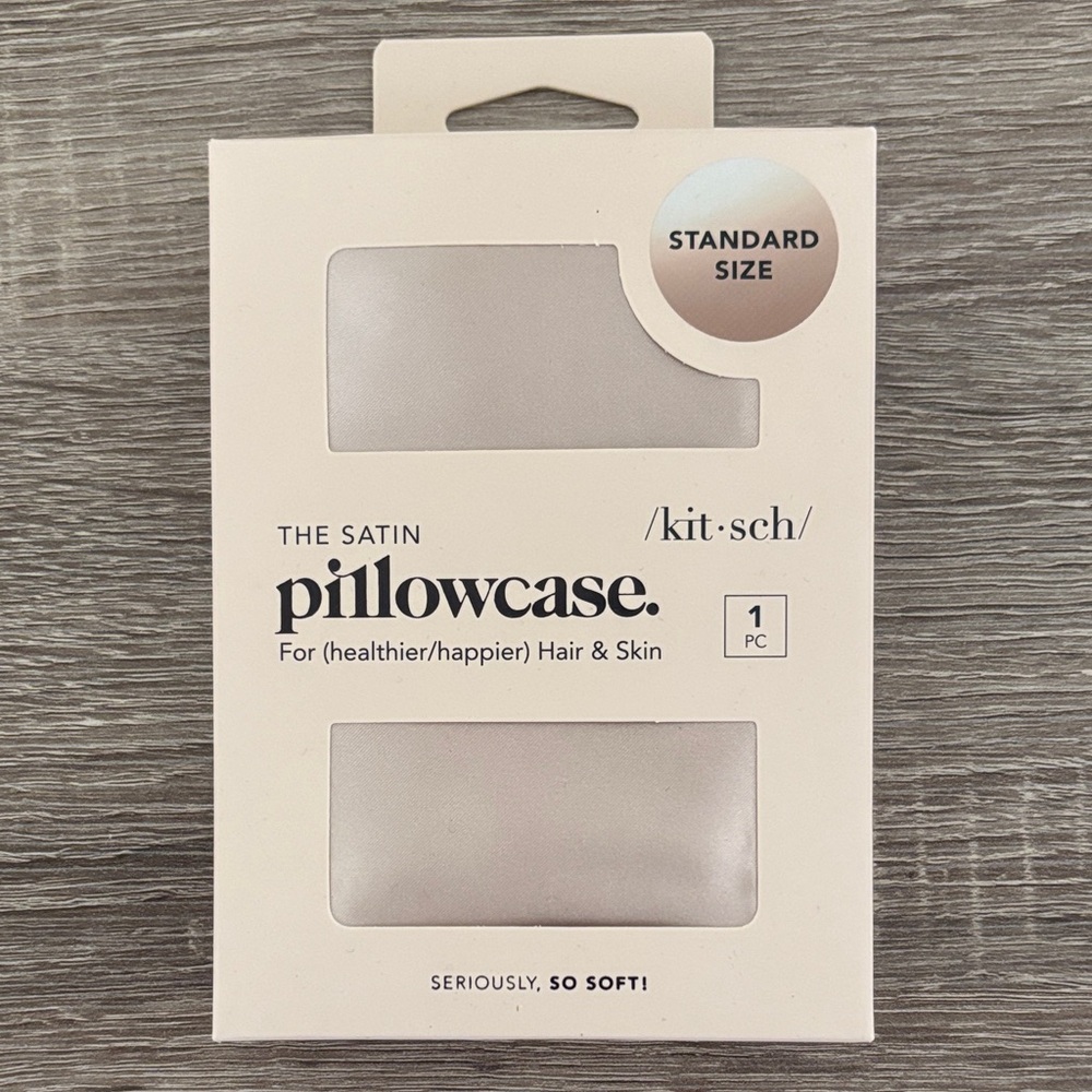 Kitsch Satin Pillowcase Never Opened- Champagne